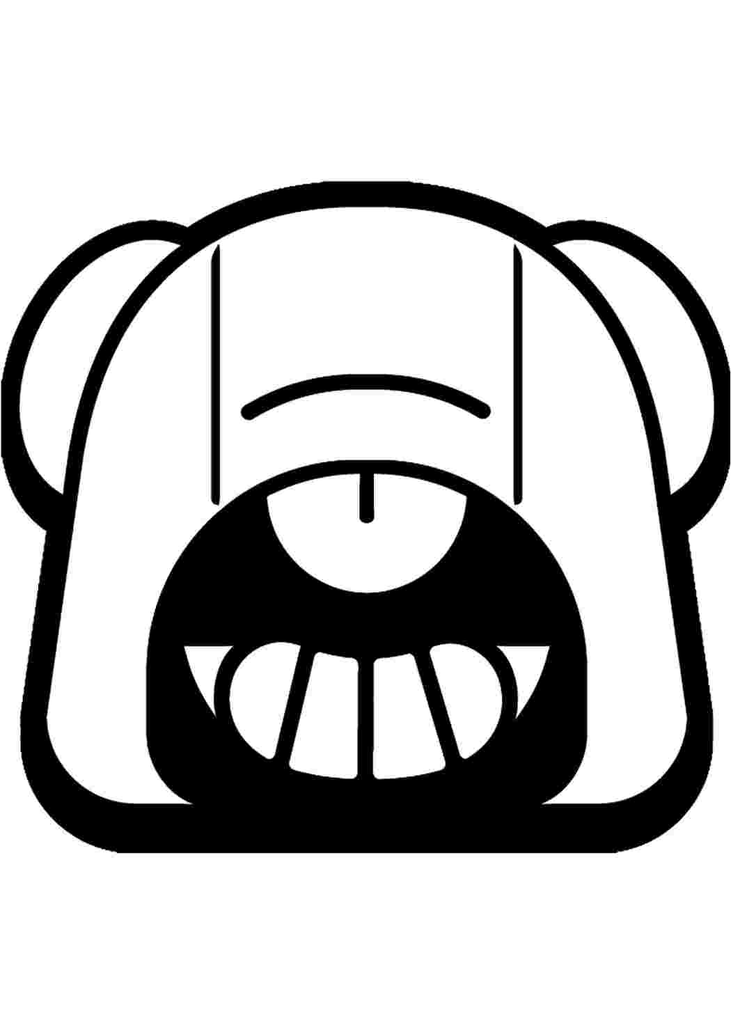 Раскраска Тання з гри Brawl Stars - Леон. Багато кольорових розмальовок.
