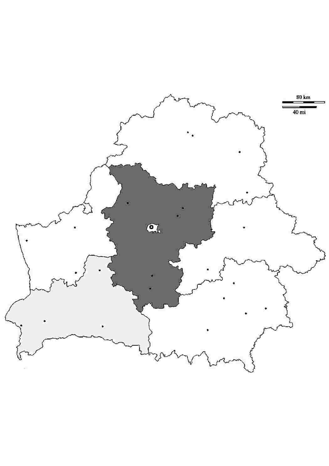 Раскраска Розфарбування Білорусь. Навчальні розфарбування.