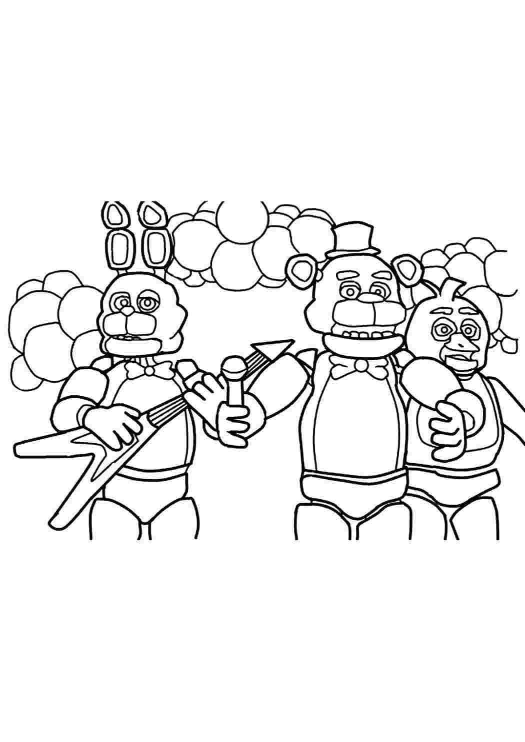 Раскраска Розфарбунки для хлопчиків розмальовка Бонні. Гарні розфарбунки.