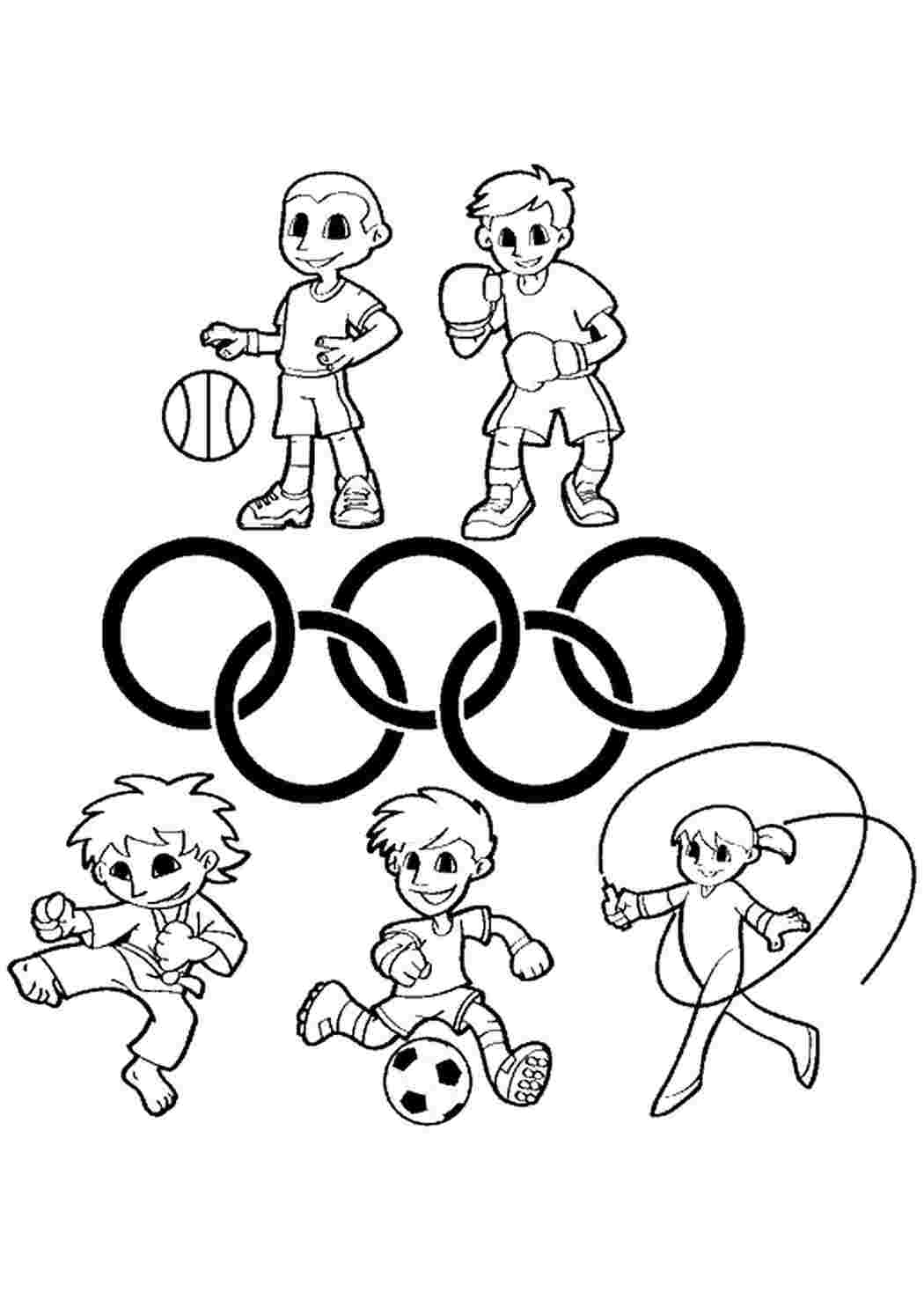 Раскраска Розфарбунки спорт. Картинки для розфарбовування.