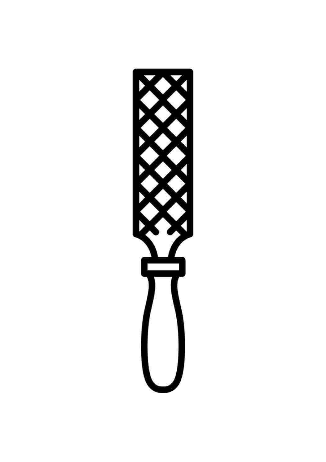Раскраска Розмальовка напильником. Розмальовка для друку.