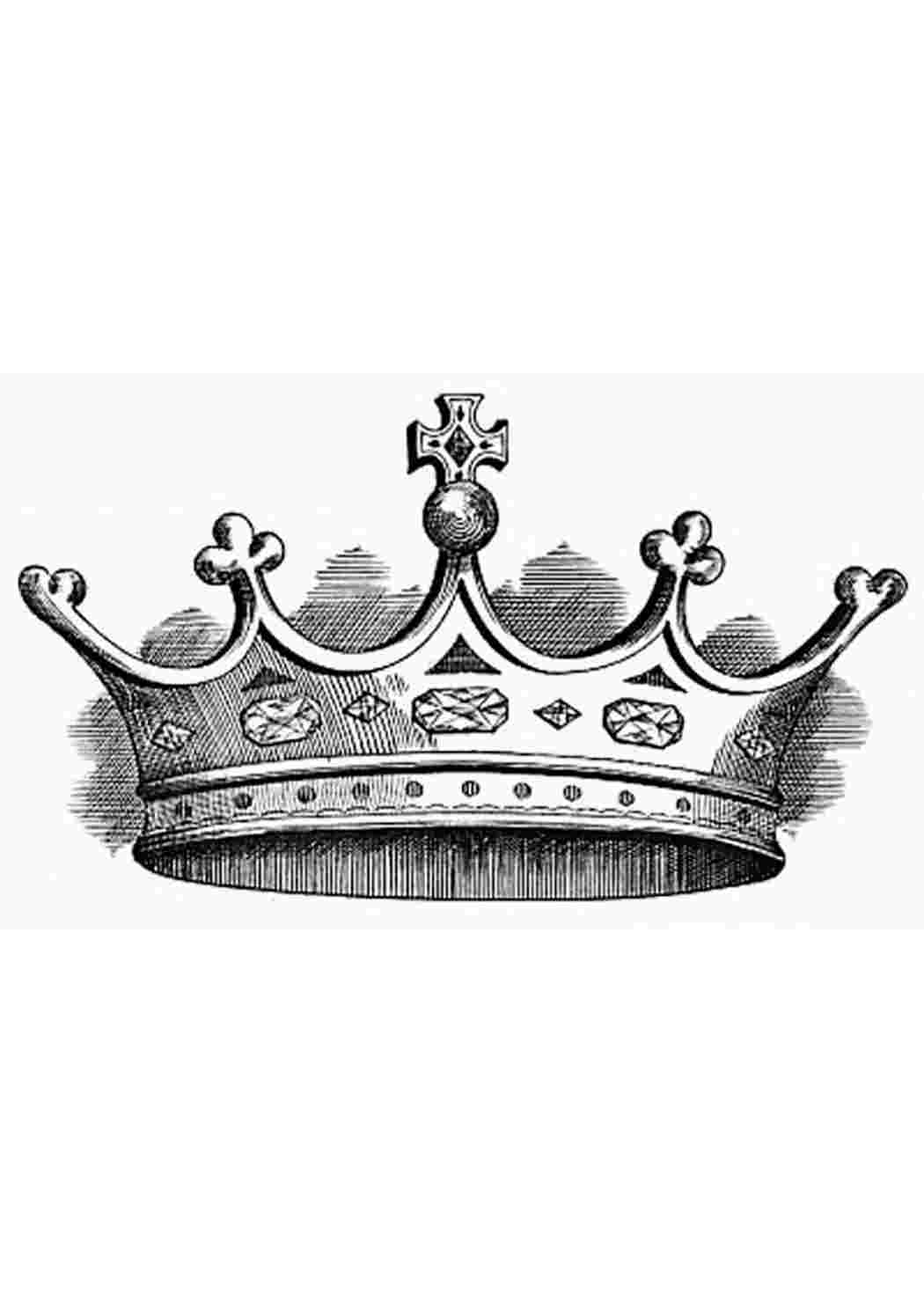 Раскраска Розфарбування корона. Гарні розфарбування.