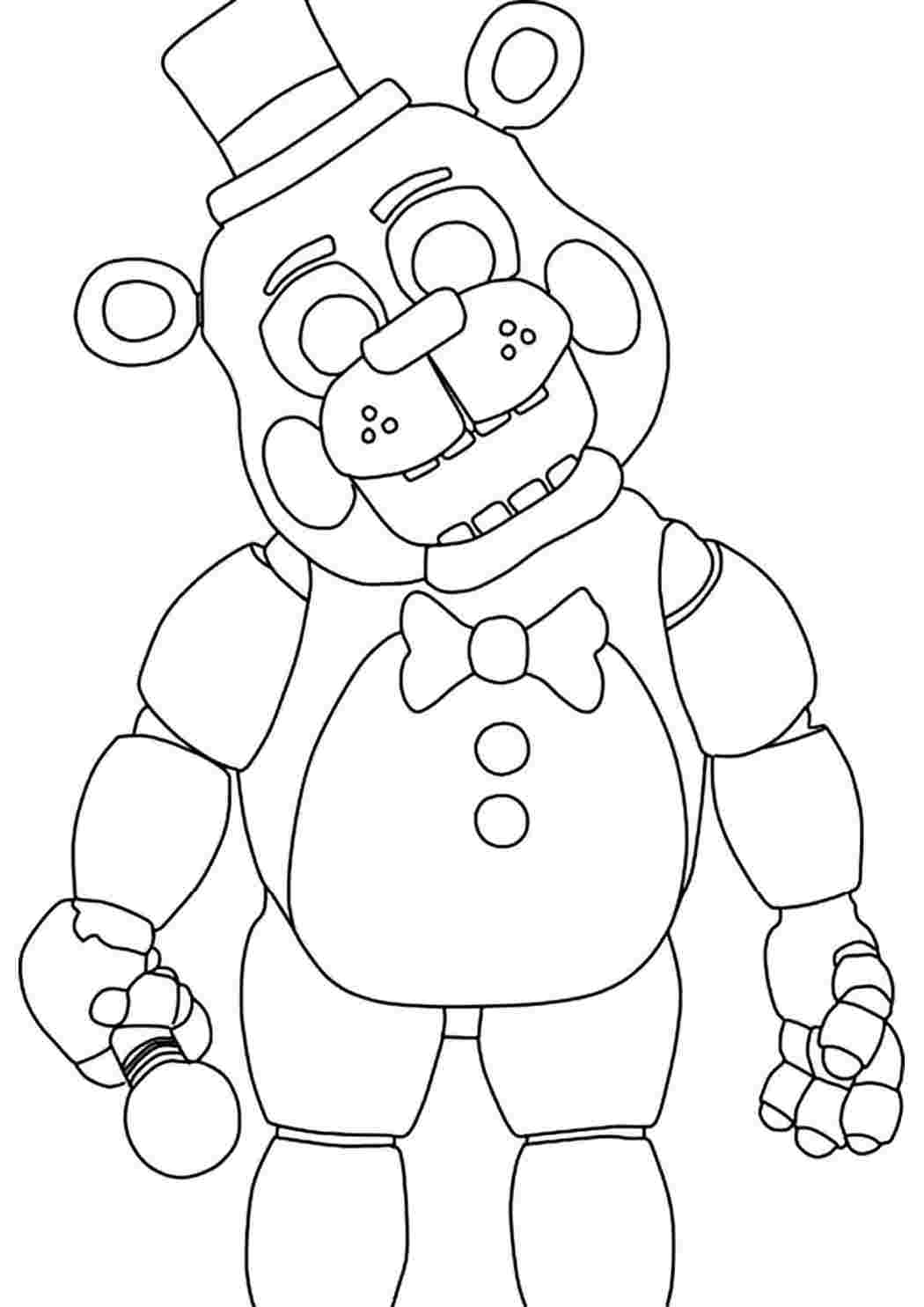 Раскраска Розфарбунки для хлопчиків розфарбунки FNAF. Друкувати розмальовку.