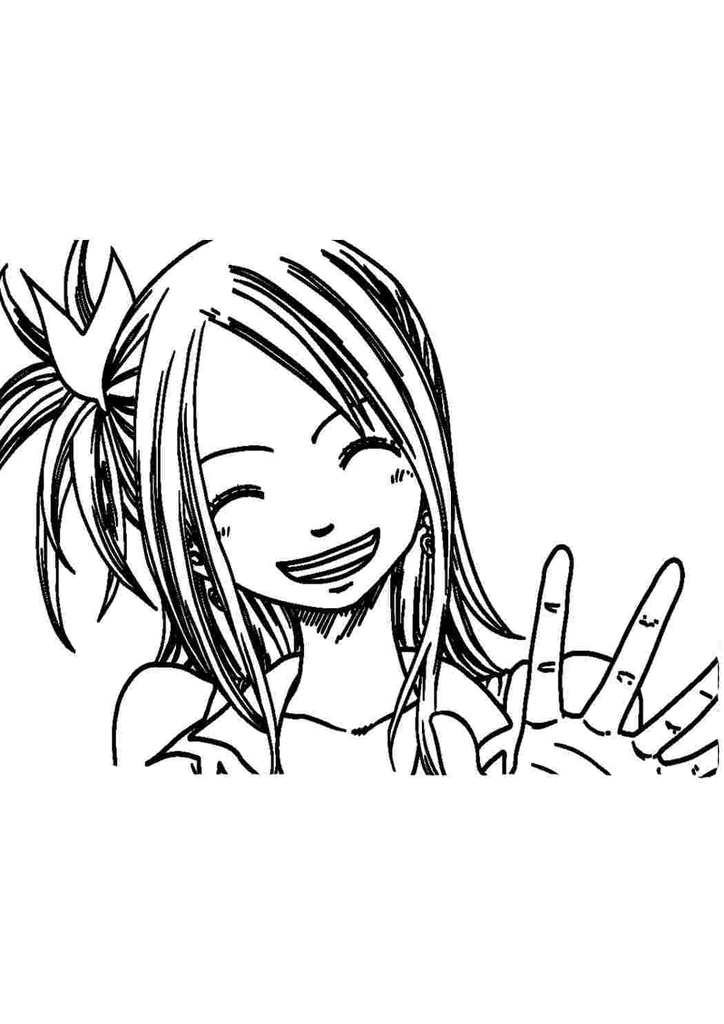 Раскраска Розфарбунки аніме. Цікаві розфарбунки.