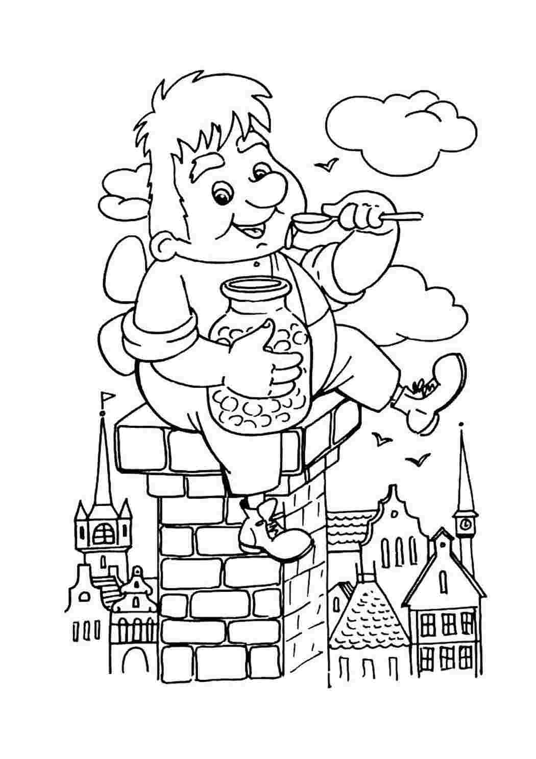 Раскраска Розфарбунки з мультфільмів. Роздрукувати розфарбунки на сайті.