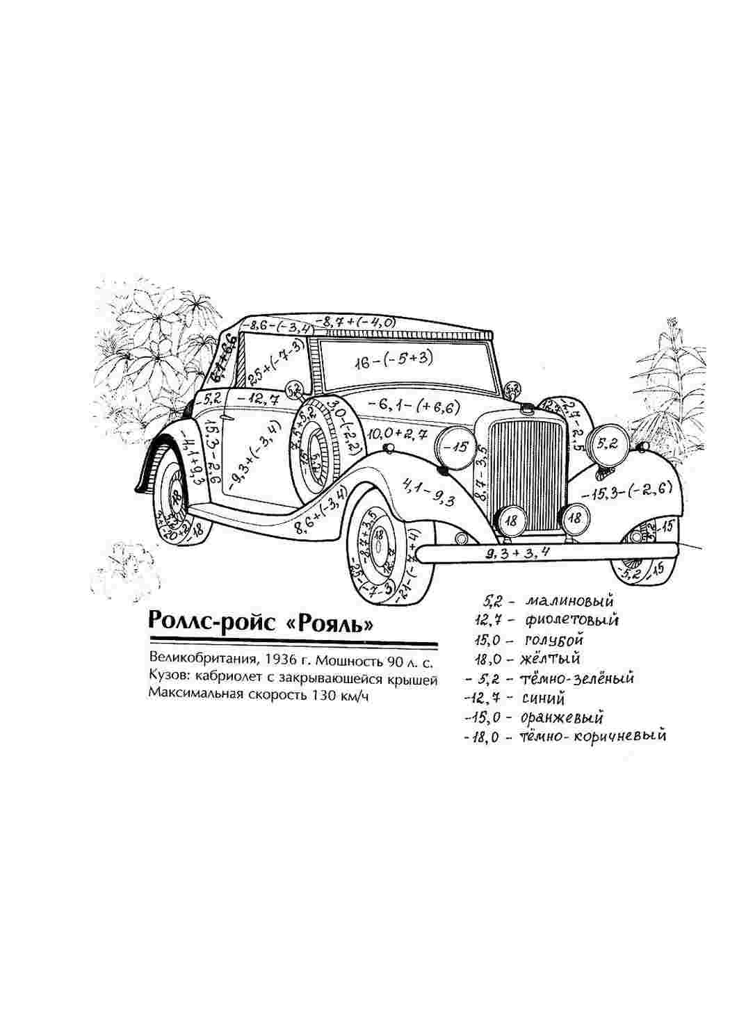 Раскраска Розфарбунки для школярів. Розфарбування.