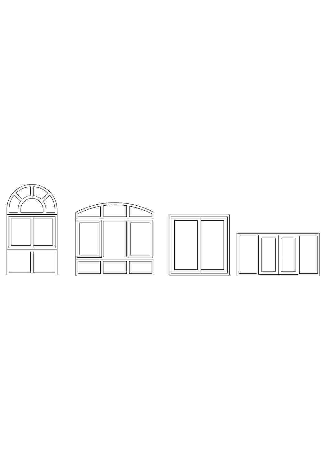 Раскраска Розмальовка Вікна. Розвиваючі розмальовки.