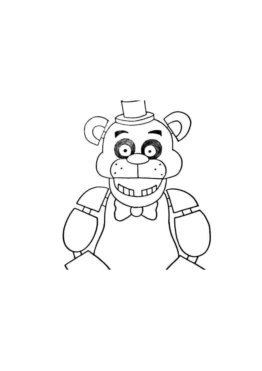 Раскраска Розфарбування для хлопчиків, розфарбування FNAF, розмальовка FNAF 7. Багато розмальовок.