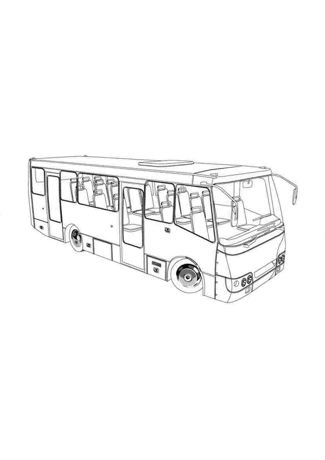 Раскраска Розфарбунки для хлопчиків розмальовка автобус. Найкращі розфарбунки.