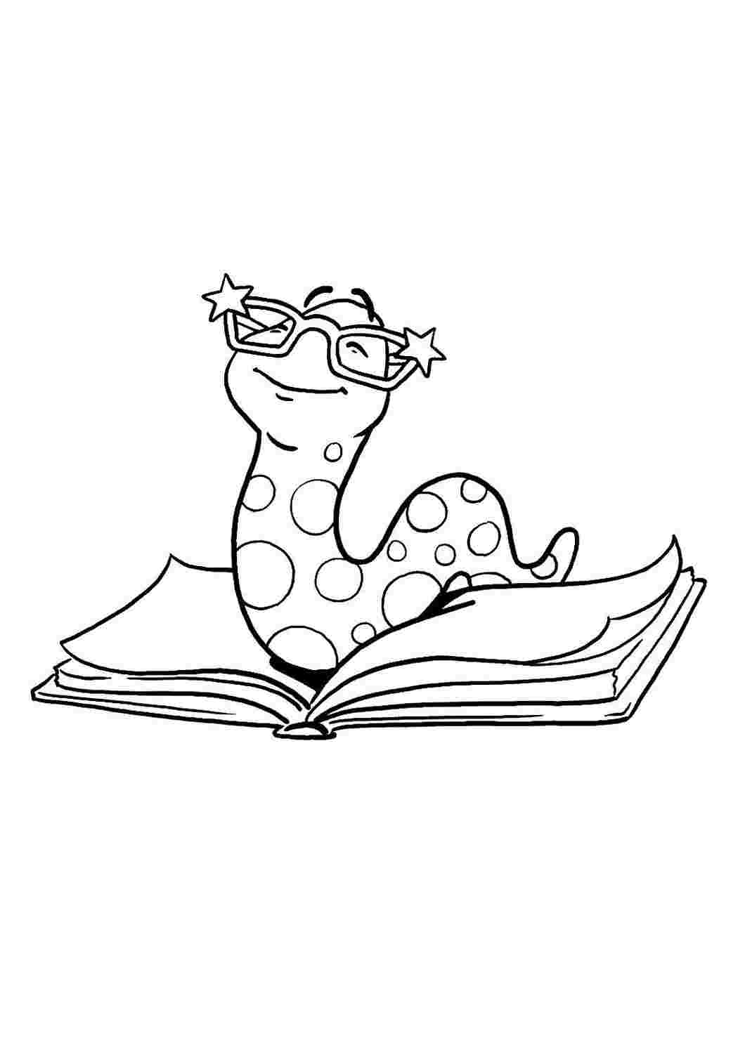 Раскраска Зображення Книга. Розмальовка.