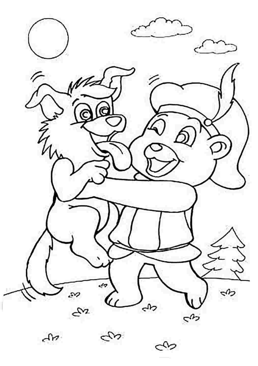 Раскраска Розфарбунки з мультфільмів, розфарбунки Мишки Гаммі. Цікаві розфарбунки.
