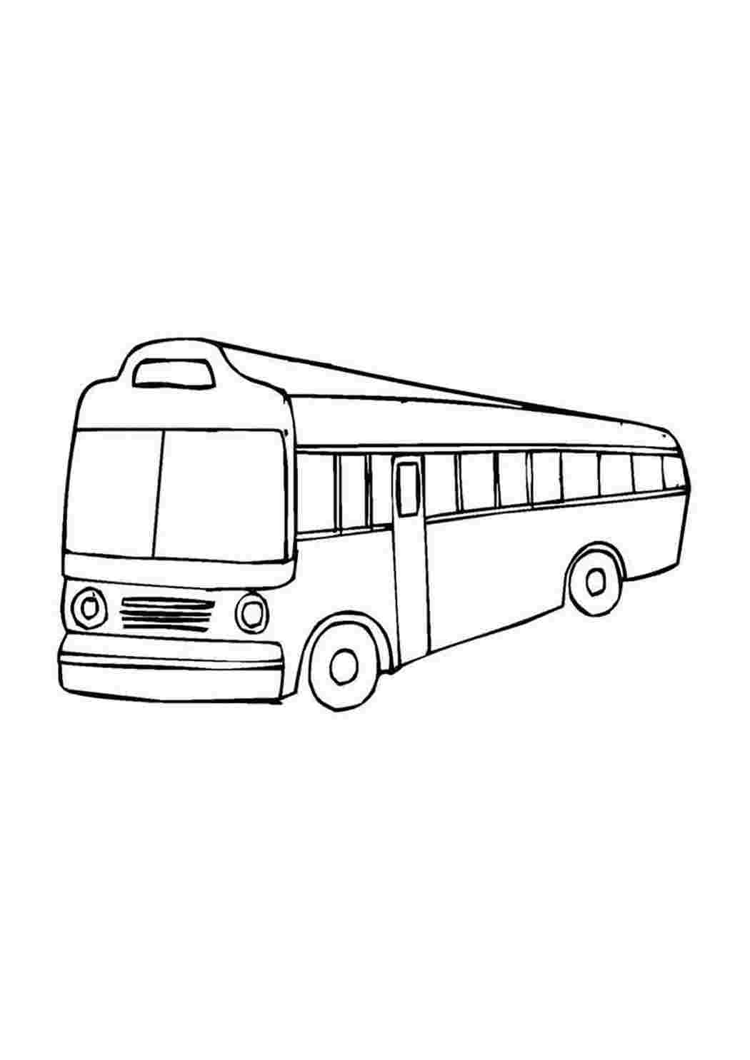 Раскраска Розфарбунки для хлопчиків автобус. Розфарбування без реєстрації.
