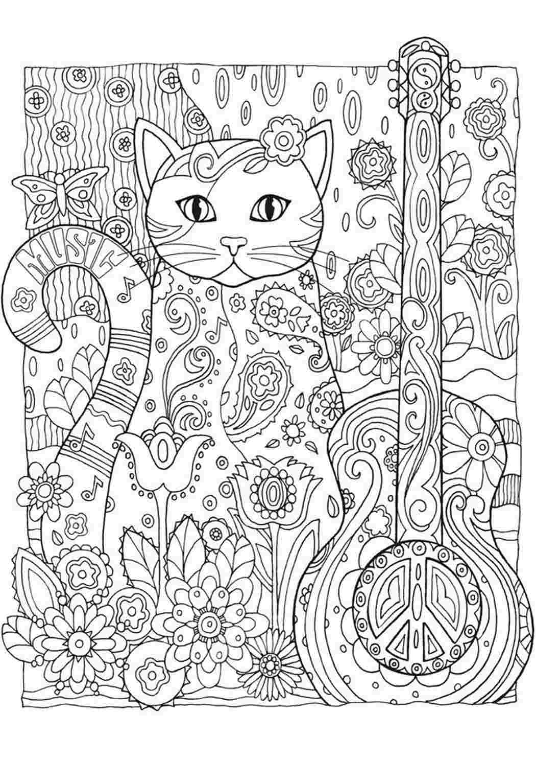 Раскраска Кошенята. Розмальовка.