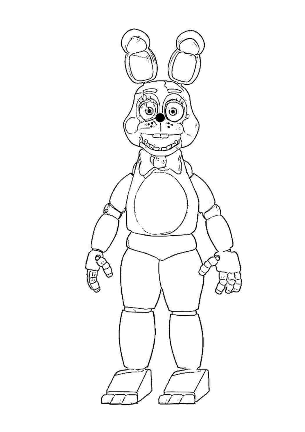Раскраска Розфарбування для хлопчиків розфарбування FNAF розмальовка FNAF 7. Гарні розфарбування.