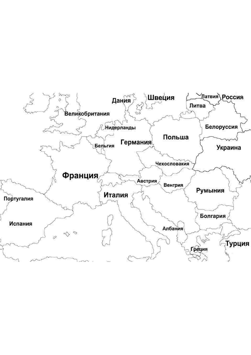 Раскраска Розфарбування карта. Безкоштовно знайти розфарбування.