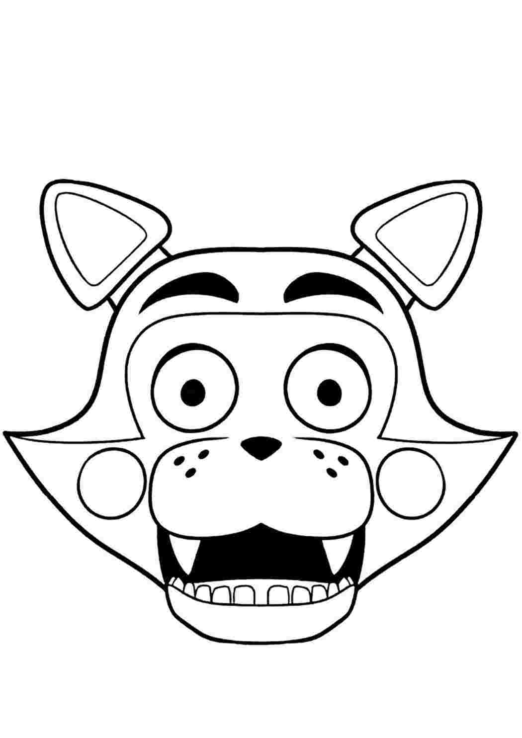 Раскраска Розфарбунки для хлопчиків розфарбунки FNAF. Друкувати розмальовку.
