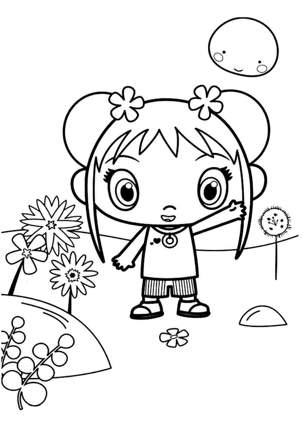 Раскраска Привіт, Кай-Лан - картинки для розмальовування. Розмальовки без СМС.