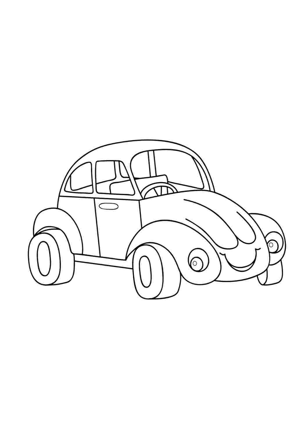 Раскраска Автомобілі - розмальовки. Розвиваючі розмальовки.
