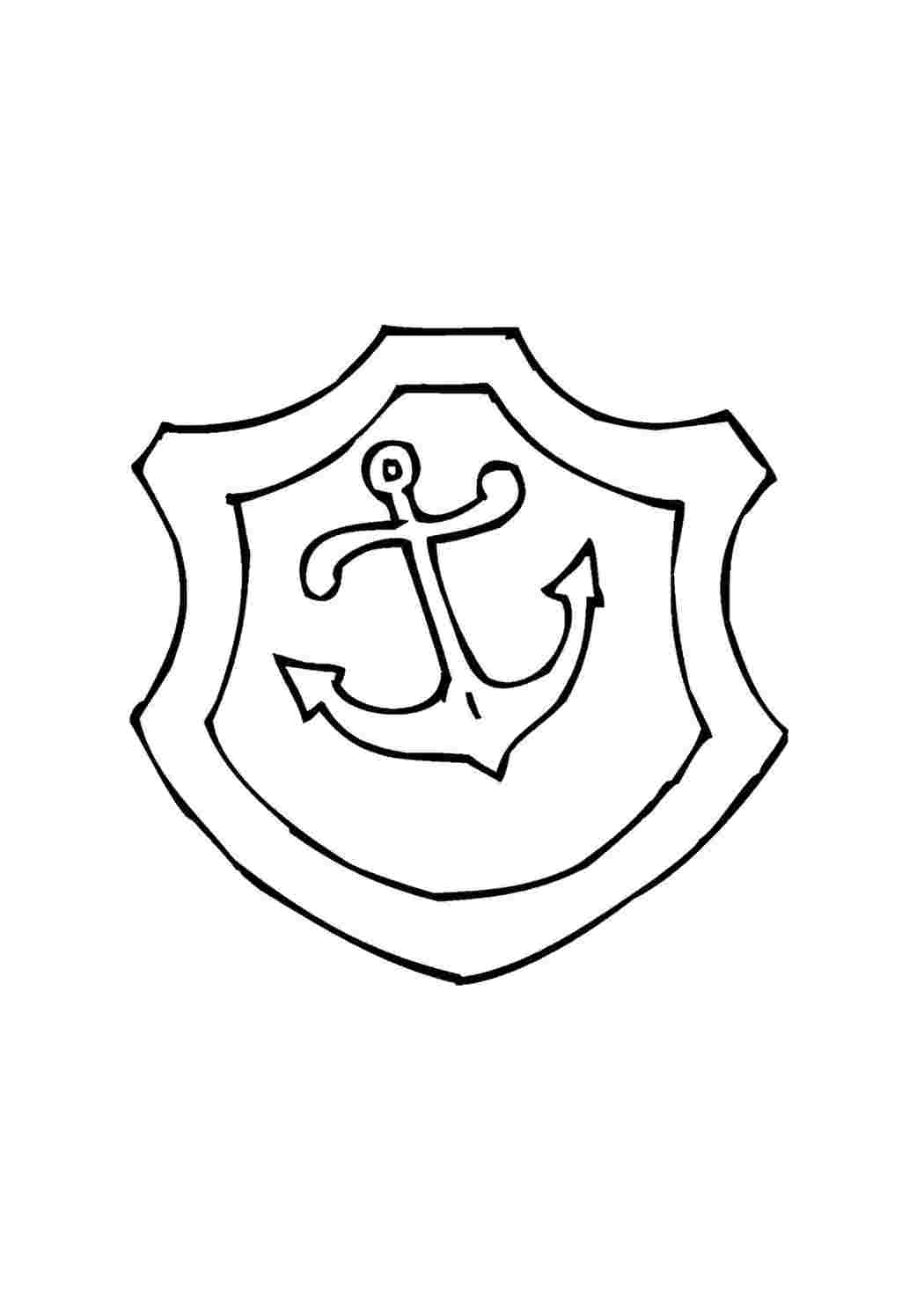 Раскраска Професії розмальовка моряк. Цікаві розмальовки.