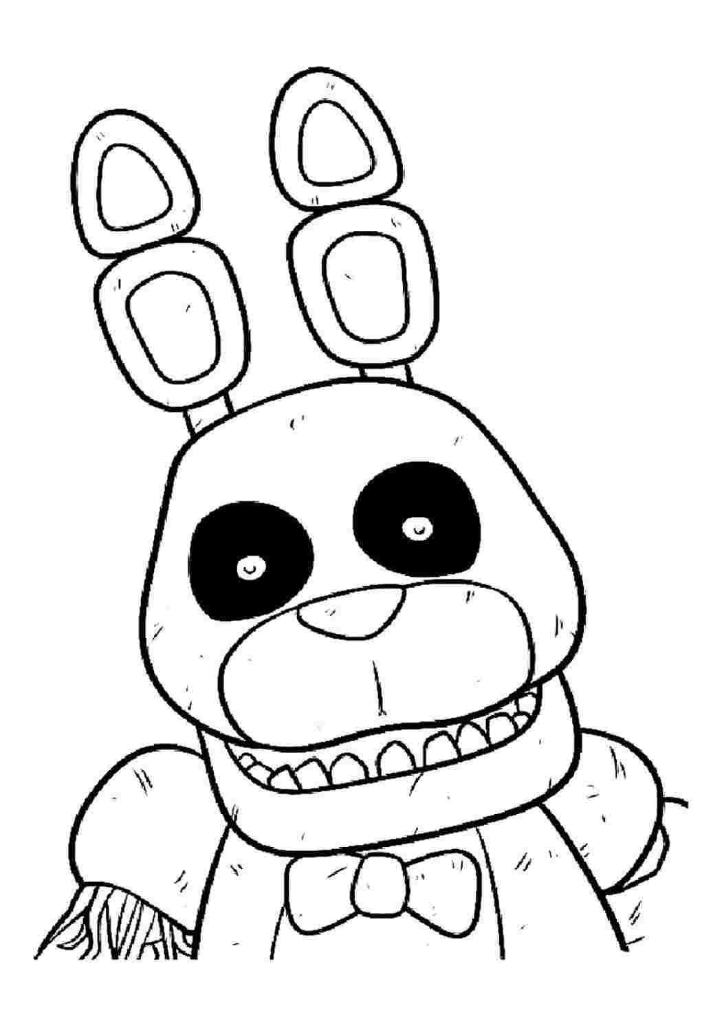 Раскраска Розфарбування для хлопчиків розфарбування FNAF розмальовка FNAF 7. Онлайн розмальовка.