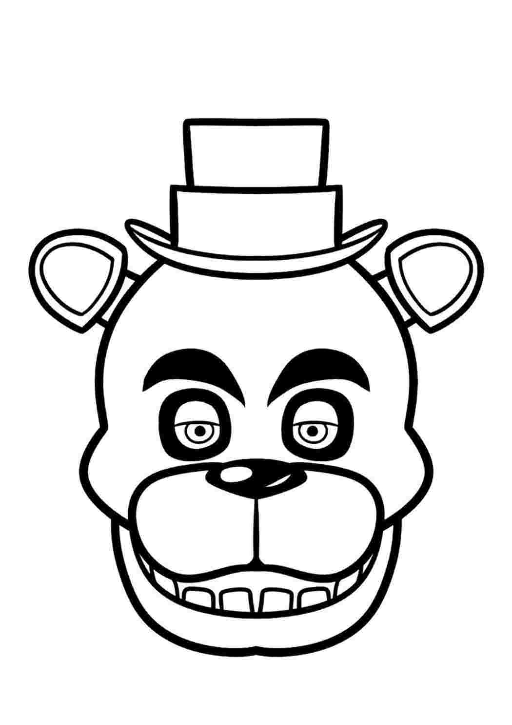 Раскраска Розфарбунки для хлопчиків розмальовка FNAF. Роздрукувати розфарбунки на сайті.