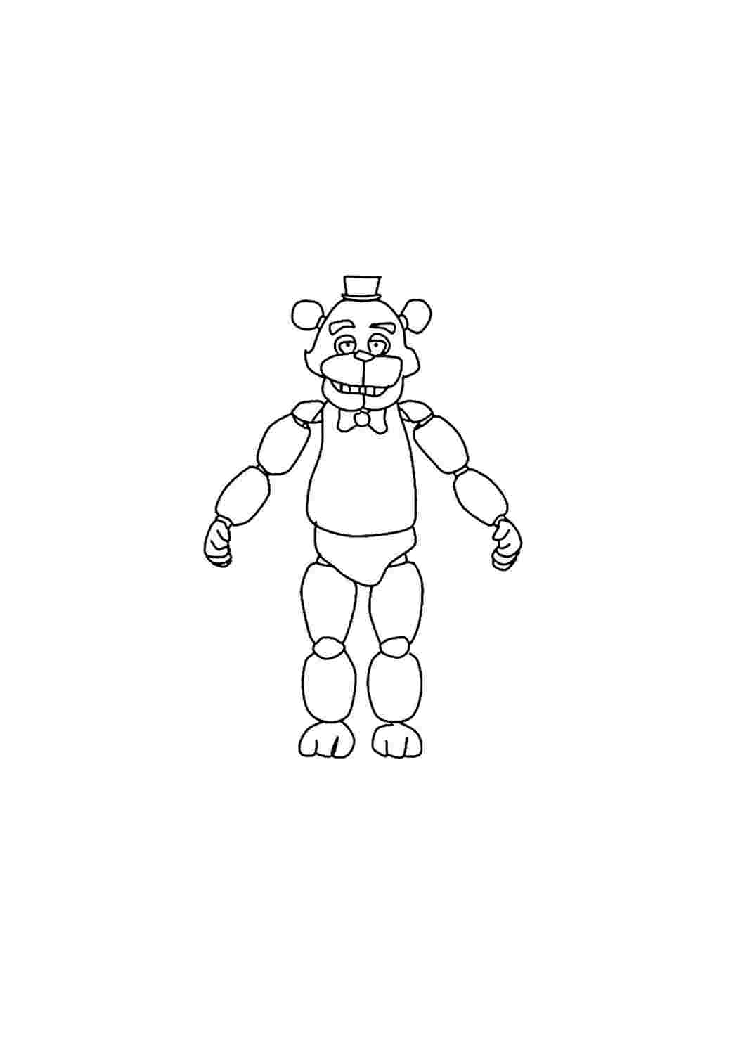 Раскраска Розфарбунки для хлопчиків розфарбунки FNAF розмальовка FNAF 7. Навчальні розфарбунки.