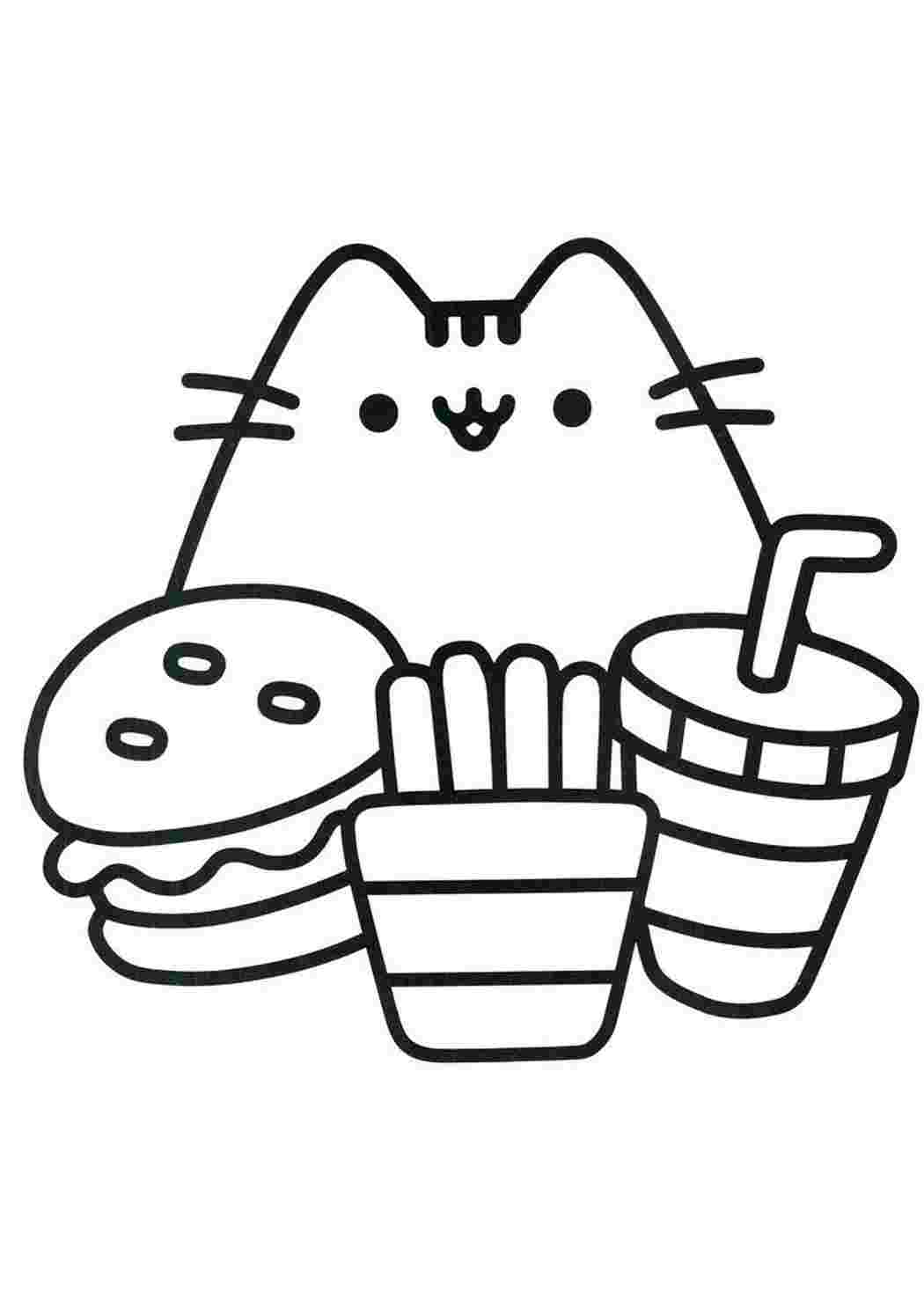 Раскраска Милий котик. Розмальовки для розвитку.