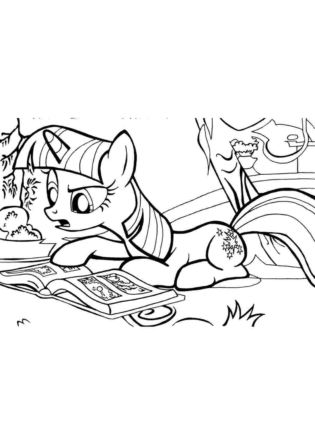 Раскраска Розфарбунки для дівчаток розфарбування Сутінкова Іскорка. Чорно-білі розфарбунки.