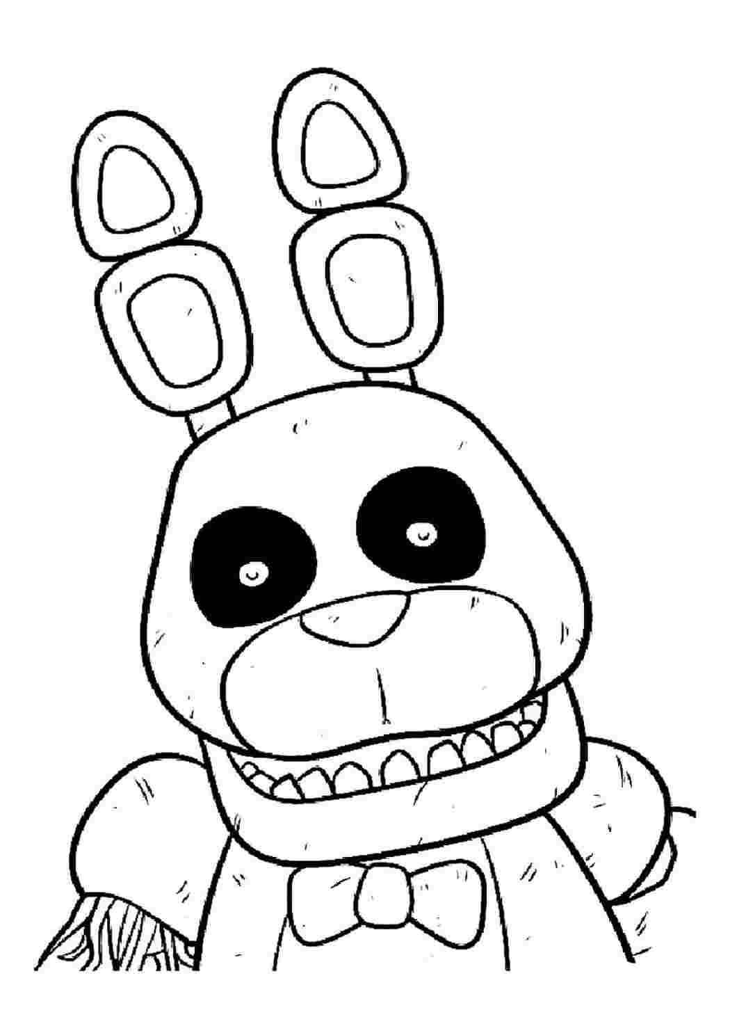 Раскраска Розфарбунки для хлопчиків розмальовка FNAF 7. Безкоштовні розфарбунки.