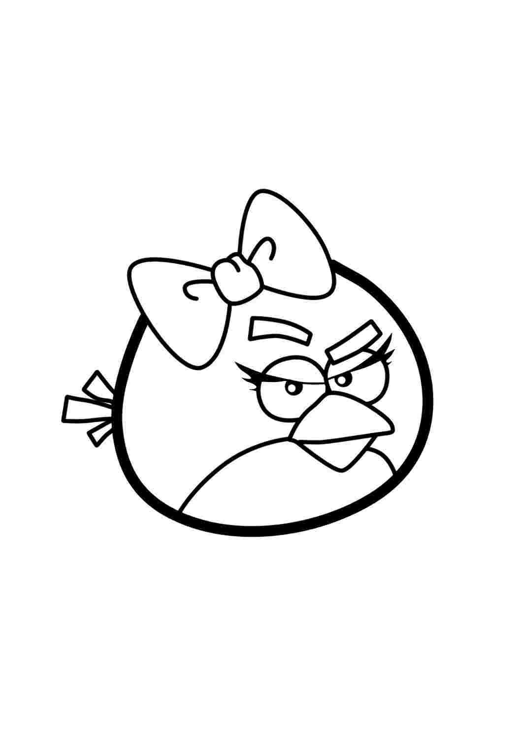 Раскраска Розфарбунки Angry Birds для хлопчиків. Розфарбунки у форматі А4.