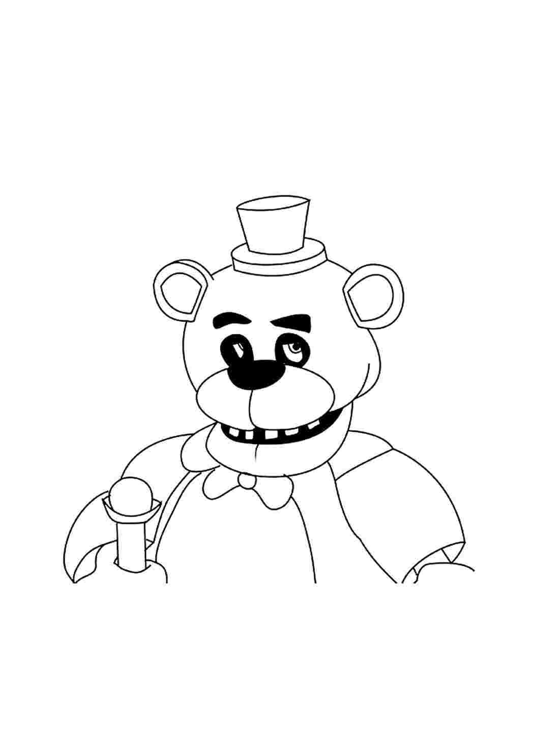 Раскраска Розфарбунки для хлопчиків розмальовка FNAF 2. Гарні розфарбунки.