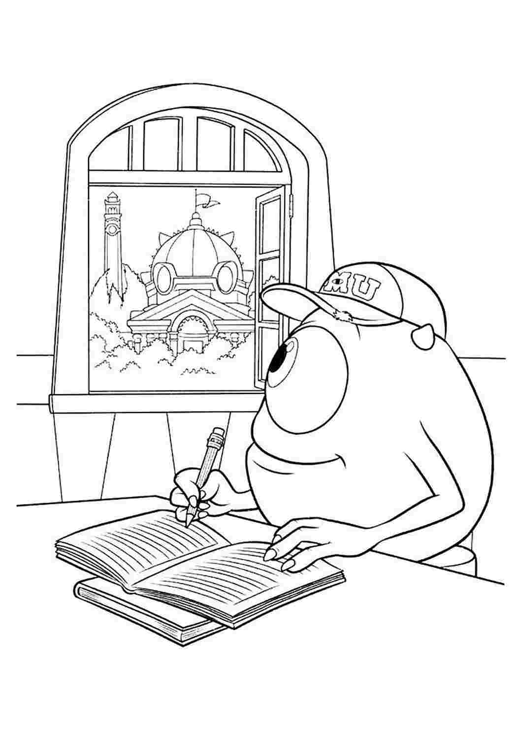 Раскраска Розфарбуй книжка. Навчальні розмальовки.