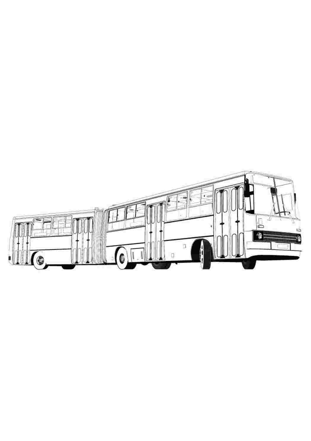 Раскраска Розфарбунки для хлопчиків автобус. Картинки розмальовок.