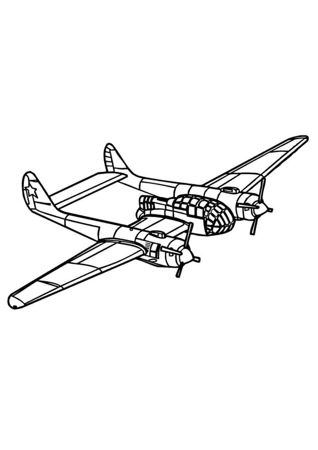 Раскраска Розфарбуй Scout Su-12. Навчальні розмальовки.