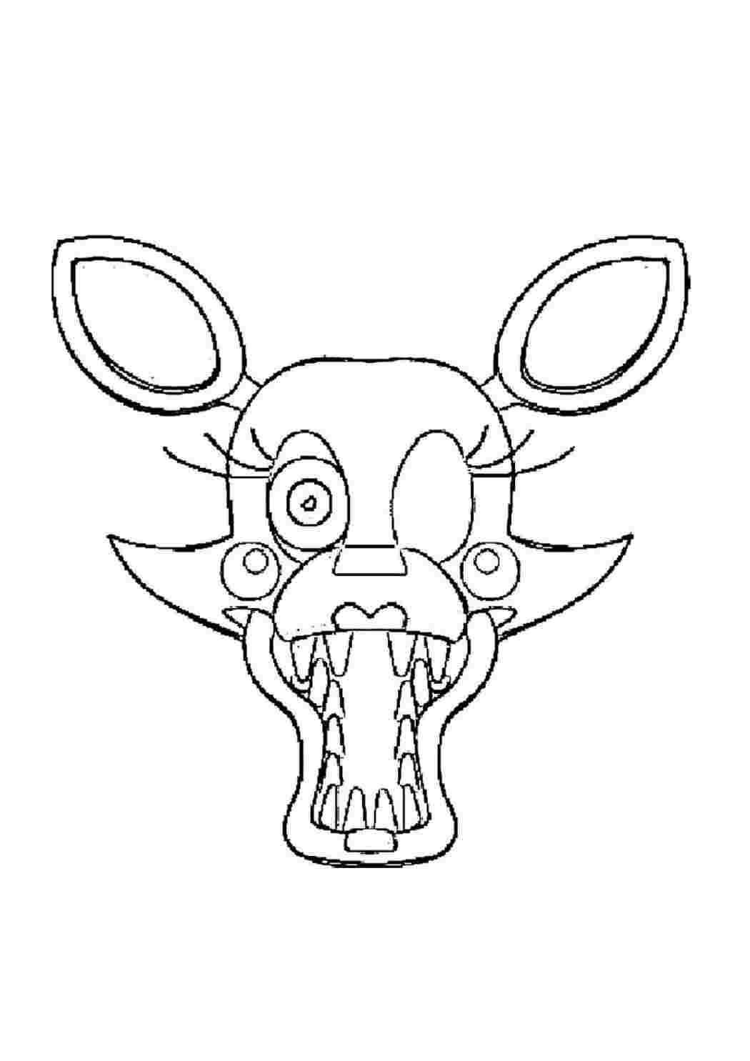 Раскраска Розфарбунки для хлопчиків розфарбунки FNAF розмальовка FNAF 7. Навчальні розфарбунки.