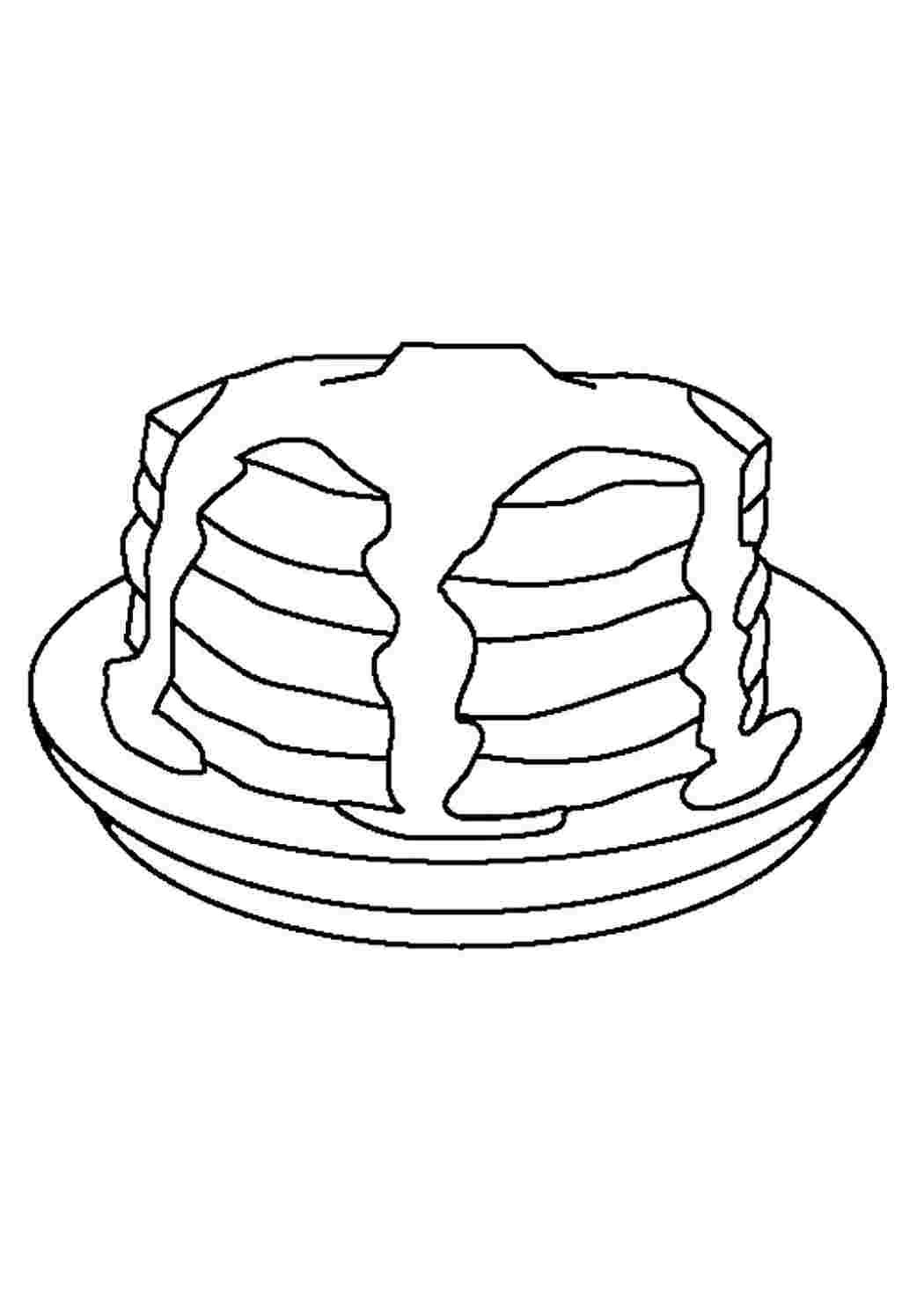 Раскраска Дитячі розмальовки розмальовка їжа. Розмальовка.